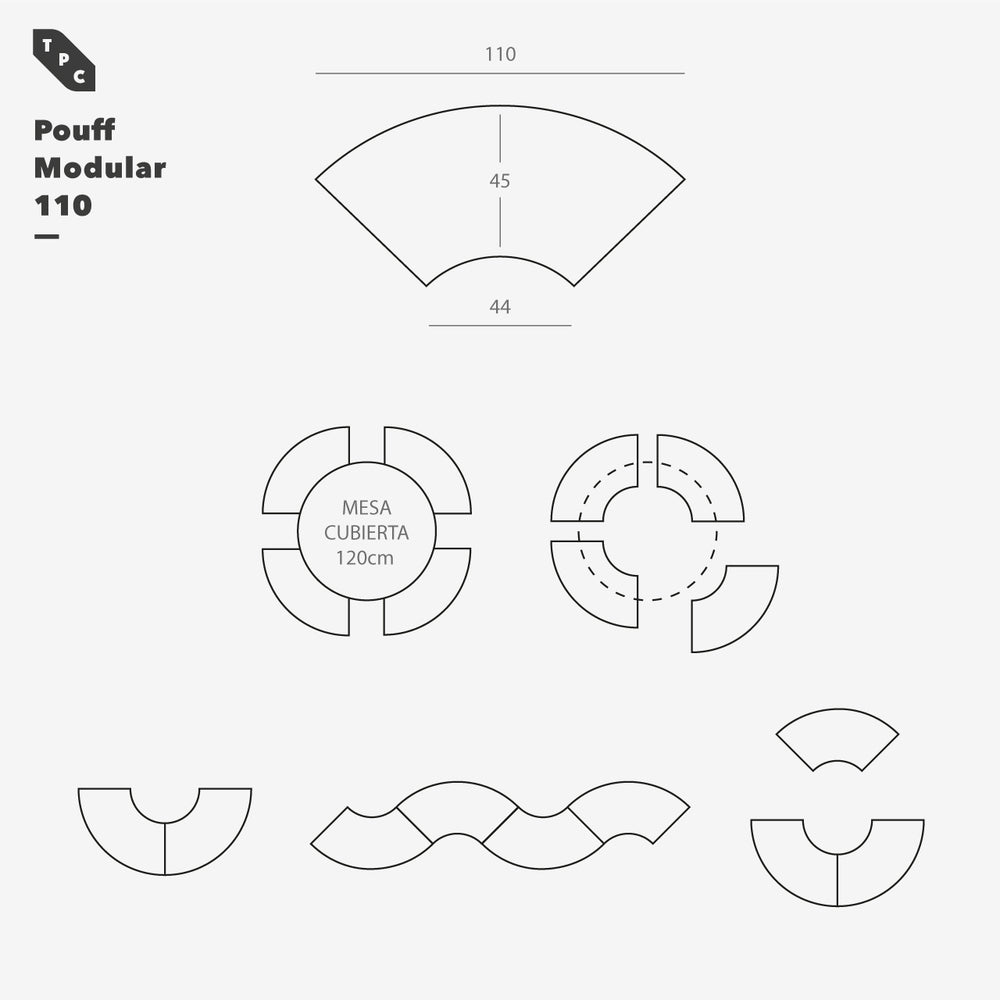 Pouff Modular
